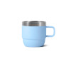 Stackable Stainless Steel Mugs Light Blue